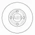 Тормозной диск задн. Audi 100/80 (82-00) A.B.S. 15749 (фото 2)