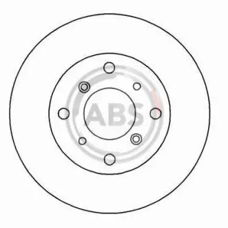 Гальмівний диск пров. Accord/Accord/Prelude 96-02 A.B.S. 16171