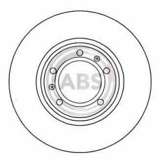 Гальмівний диск перед. E38 (94-02) A.B.S. 16331