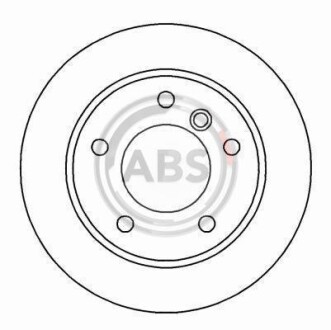 Гальмівний диск задн. E46/E36/3 Series/Atalanta 57S/55 89-07 A.B.S. 16339