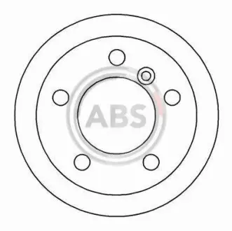 Гальмівний диск задн. G Series/W461/W463/LT/W901 (89-21) A.B.S. 16454