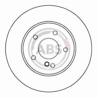 Гальмівний диск задн. W210 96-03 A.B.S. 16571