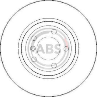 Гальмівний диск перед. E46/E85/E86 (99-08) A.B.S. 17025