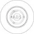 Тормозной диск пер. Fortwo/Roadster/Cabrio/City Coupe/Crossblade 98-07 A.B.S. 17161 (фото 2)