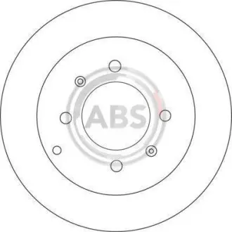 Гальмівний диск задн. Sonata/Optima/Matrix/Elantra/Sonata/Magentis/Optima 98- A.B.S. 17207