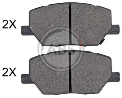 Колодка гальм. диск. передн. (ABS) A.B.S. 35098