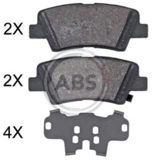 Колодка гальм. диск. задн. (ABS) A.B.S. 35133