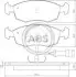 Тормозные колодки пер. Ford Escort/Sierra 84-99 (ATE) A.B.S. 36519 (фото 1)