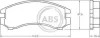 Комплект гальмівних колодок A.B.S. 36611 (фото 1)