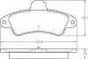Гальмівні колодки зад. Ford Mondeo 93-00 (Bendix) без датчика (115,8 x53, 7x15) A.B.S. 36844 (фото 1)