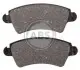 Тормозные колодки пер. Peugeot 206/306 94- (Bosch) (130,9x52,2x18) A.B.S. 37153 (фото 1)