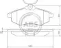 Тормозные колодки перед. Citroen C2/C3 02- (TRW) (122,5x53x19) A.B.S. 37307 (фото 1)