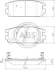Колодка гальм. диск. задн. (ABS) A.B.S. 37324 (фото 1)