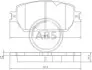Тормозные колодки пер. Toyota Camry 96-06 (akebono) A.B.S. 37356 (фото 1)