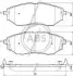 Тормозные колодки пер. Subaru Legacy IV/Outback 03- (akebono) A.B.S. 37502 (фото 1)
