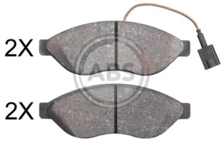 Колодки гальмівні дискові A.B.S. 37907