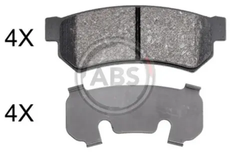 Колодки тормозные задн. Gentra/Lacetti/Lacetti/Nubira 03- A.B.S. 37991
