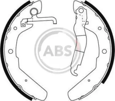Колодки тормозные задн. Transporter/Multivan/Vanagon/Caravelle/Campmobile 79-92 A.B.S. 8801