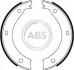 Колодки ручного тормоза BMW 5(E28,E34) 81-97/6(E24) 77-89/ 7(E38) 94-01 (ATE) A.B.S. 8805 (фото 1)