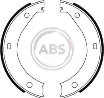 Колодки ручного тормоза BMW 5(E28,E34) 81-97/6(E24) 77-89/ 7(E38) 94-01 (ATE) A.B.S. 8805
