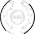 Тормозные колодки зад. Renault Megane I 96-03,III 08- (Bendix) A.B.S. 8988 (фото 1)