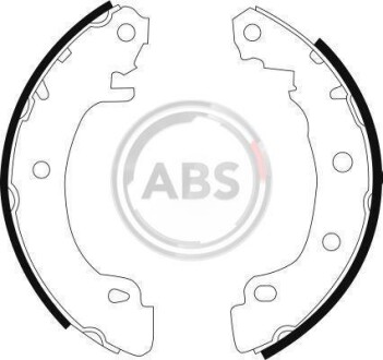 Тормозные колодки зад. Renault Megane I 96-03,III 08- (Bendix) A.B.S. 8988