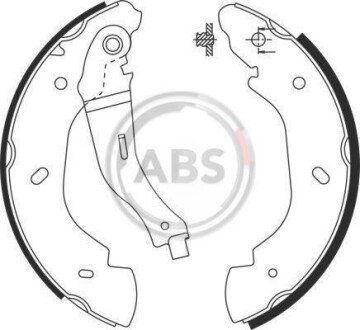 Тормозные колодки зад. Transit (06-14) A.B.S. 9126