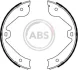 Комплект гальмівних колодок, стоянкове гальмо A.B.S. 9177 (фото 1)