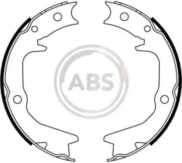 Гальмівні колодки зад. Outlander/Lancer/Pajero/Galant 87-13 A.B.S. 9181