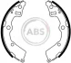 Комплект гальмівних колодок A.B.S. 9233 (фото 1)