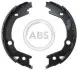 Колодки ручного тормоза Hyundai Tucson, Sonata V 04-10/Kia Sportage 06- A.B.S. 9253 (фото 1)