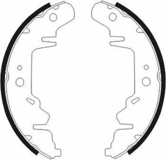 Гальмівні колодки, барабанні ABE C00318ABE