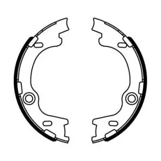 Тормозные колодки, барабанные ABE C00325ABE