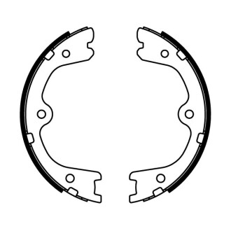 Гальмівні колодки, барабанні ABE C01064ABE