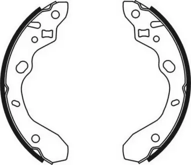 Тормозные колодки, барабанные ABE C03042ABE