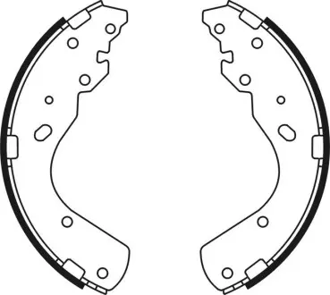 Тормозные колодки, барабанные ABE C03044ABE