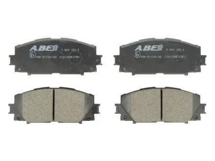 Тормозные колодки, дисковые. ABE C12113ABE
