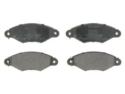 Колодки тормозные дисковые передние CITROEN Xantia 98-03, XSARA (N1) 97-05, XSARA Break (N2) 97-00, XSARA купе (N0) 98- ABE C1R012ABE