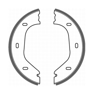 Тормозные колодки, барабанные ABE CRB000ABE