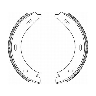 Гальмівні колодки, барабанні ABE CRM005ABE