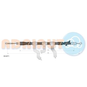 Трос ручного гальма ADRIAUTO 09.0271