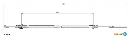 Трос остановочных тормозов ADRIAUTO 1102641
