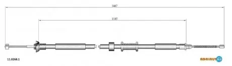 Трос зупиночних гальм ADRIAUTO 1102681