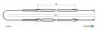 Трос гальмівний FIAT Ducato restyling disc brakeR01-/Boxer all disc brakeR02-/Jumper all di ADRIAUTO 1102761 (фото 1)
