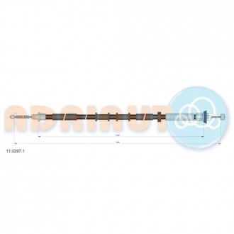 Трос зупиночних гальм ADRIAUTO 11.0297.1