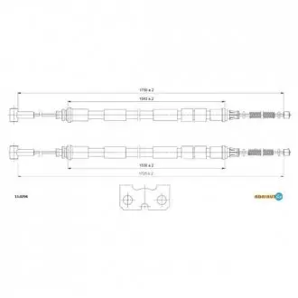 Трос ручного гальма ADRIAUTO 13.0294