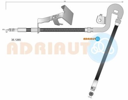 Шланг гальмівний ADRIAUTO 351265