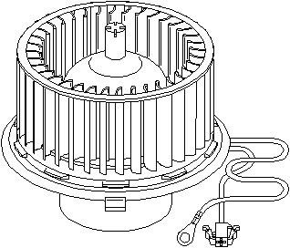 Моторчик печки VW Golf III/IV 1.4-Electric 91-02 AIC 50608