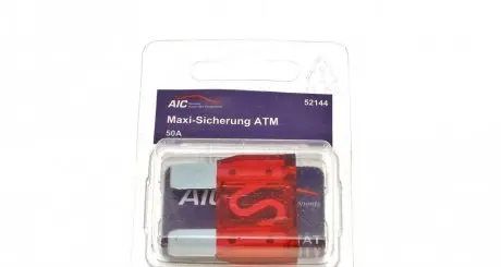 Предохранитель 50А (мини, с плоскими контактами) AIC 52144