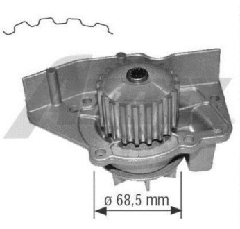 Водяной насос AIRTEX 1563